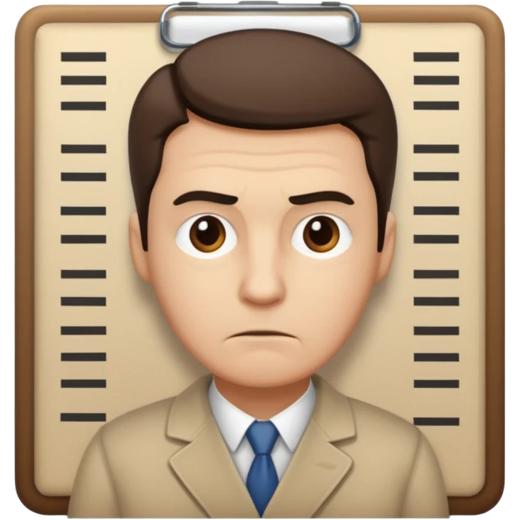 man calculating with difficulties emoji