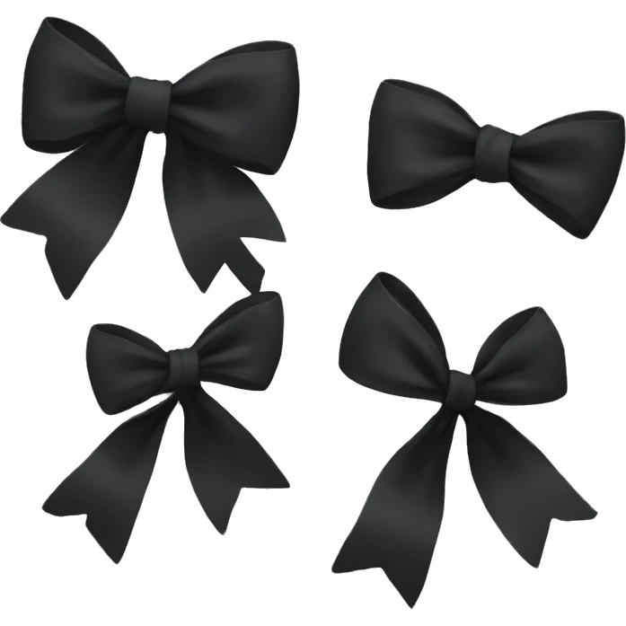 black bow  emoji