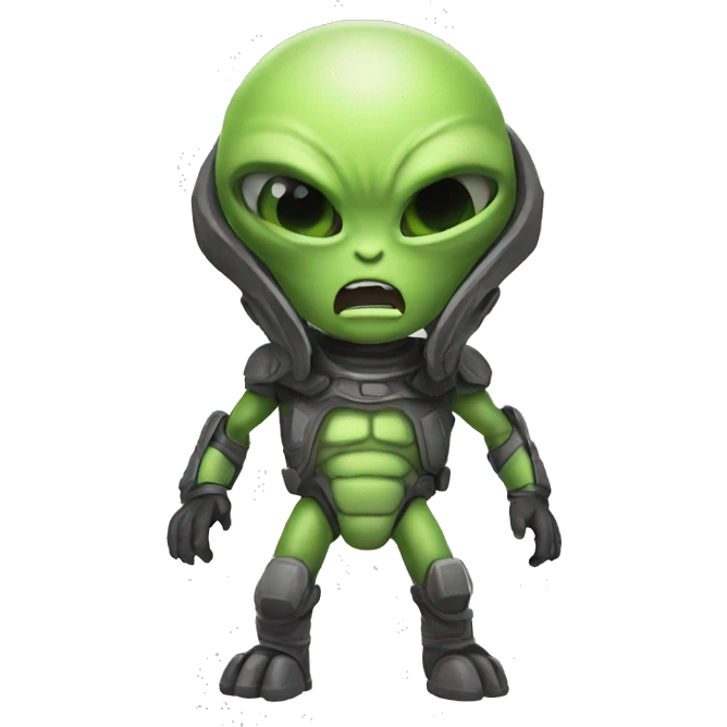 Aliens fuerte  emoji