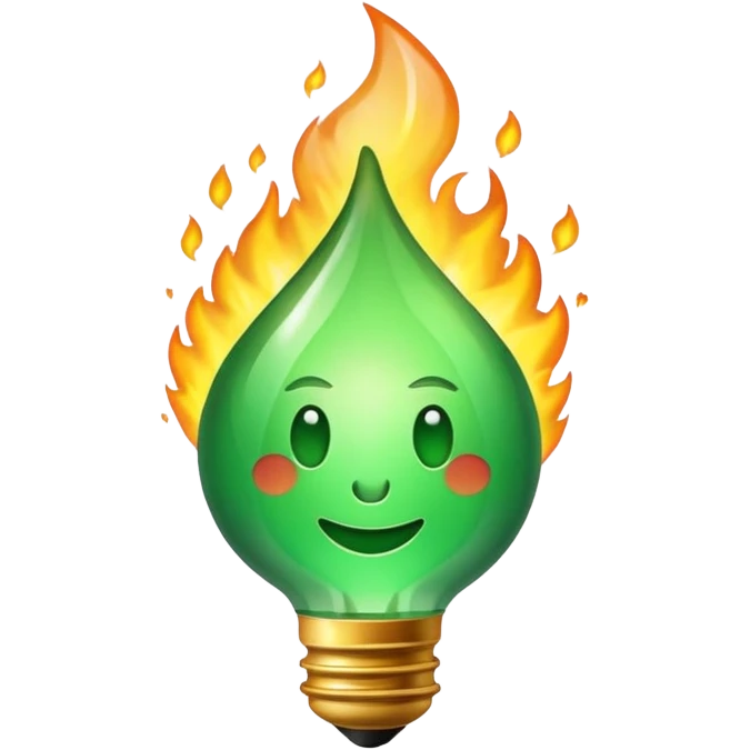 bombillo encendido que sugiere idea con una marca de check verde positivo emoji