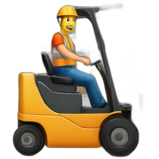 Warehouse-man-forklift emoji