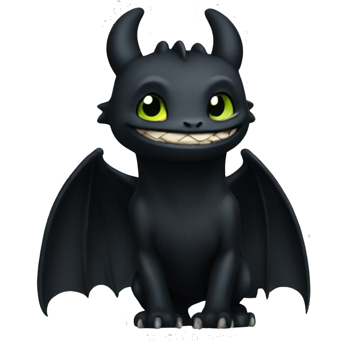 Toothless emoji