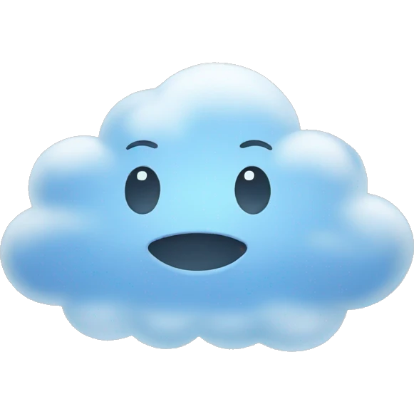 Cloud emoji