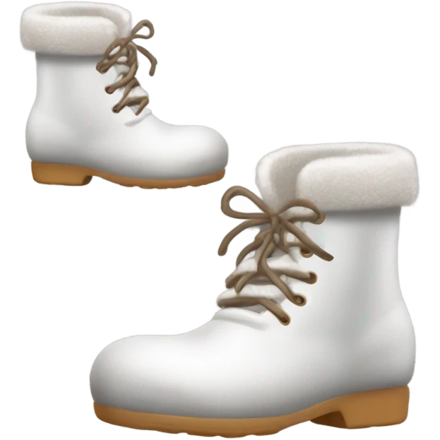 Chaussure d hiver avec mousse coquette emoji