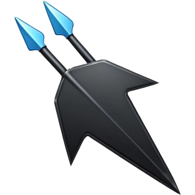 Black arrow emoji
