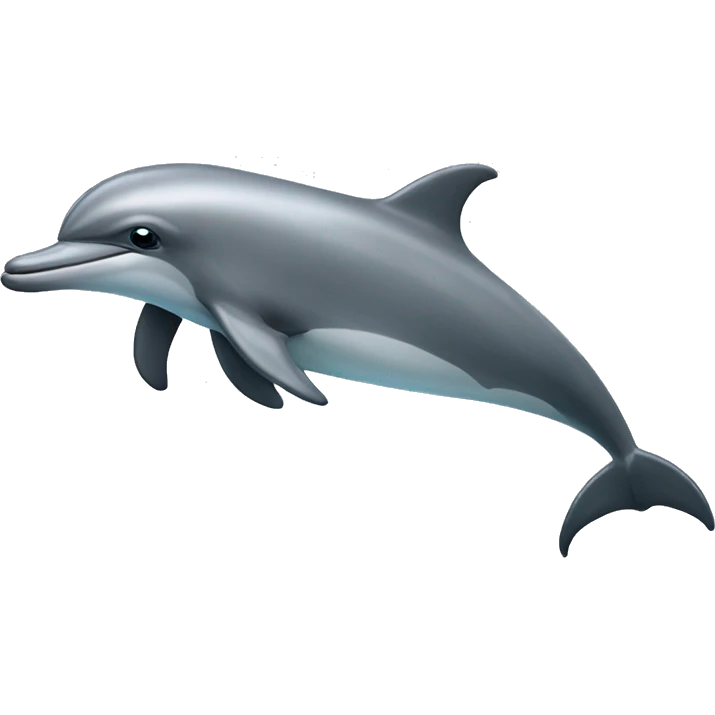 Grey Balaska dolphin emoji