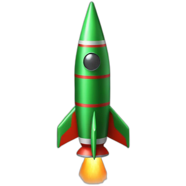 rocket christmas tree emoji