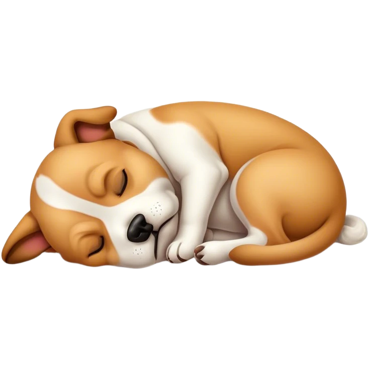 dog sleep upside down emoji
