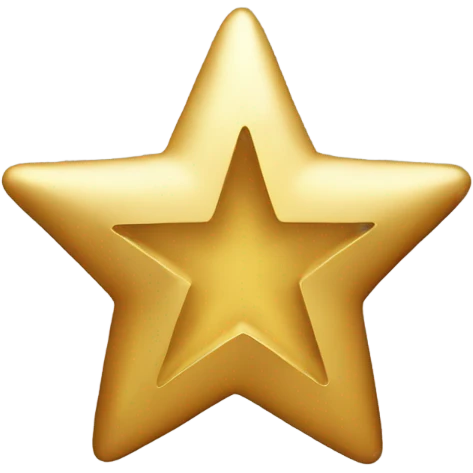 Gold star emoji