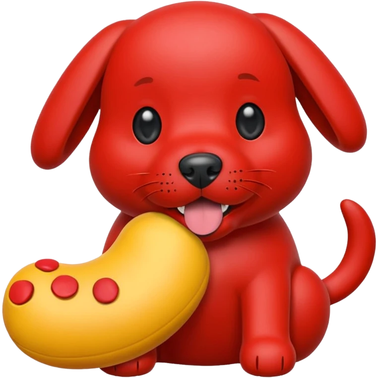 chewing toy for dog emoji