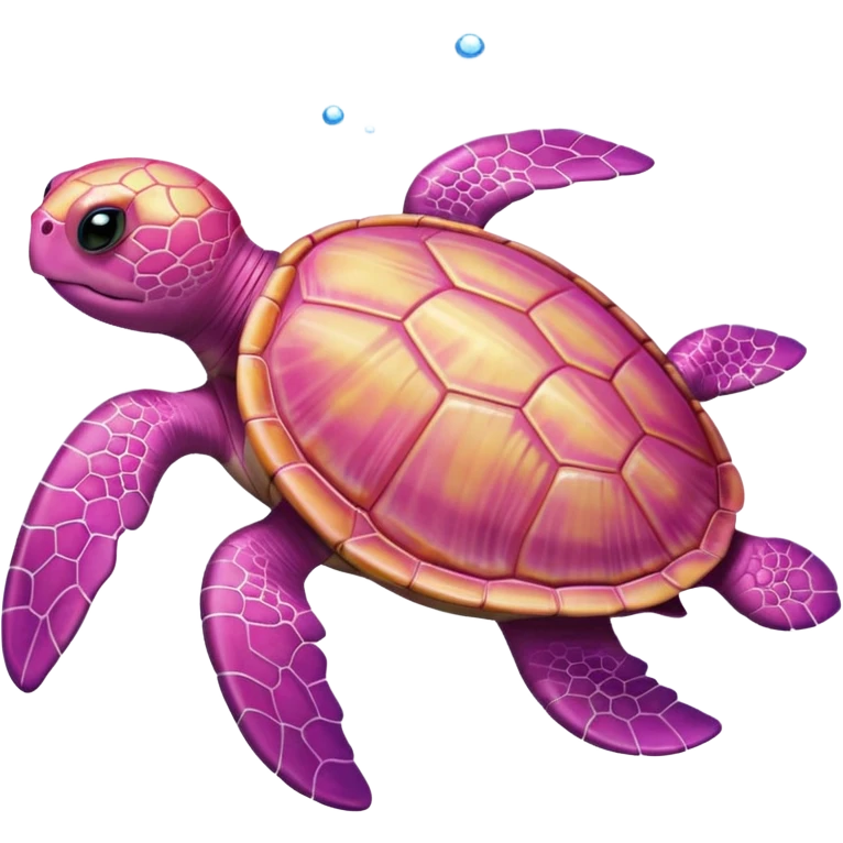 a pink turtle emoji