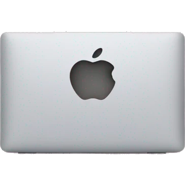 Mac (computer) with aesthetic background pink plants emoji