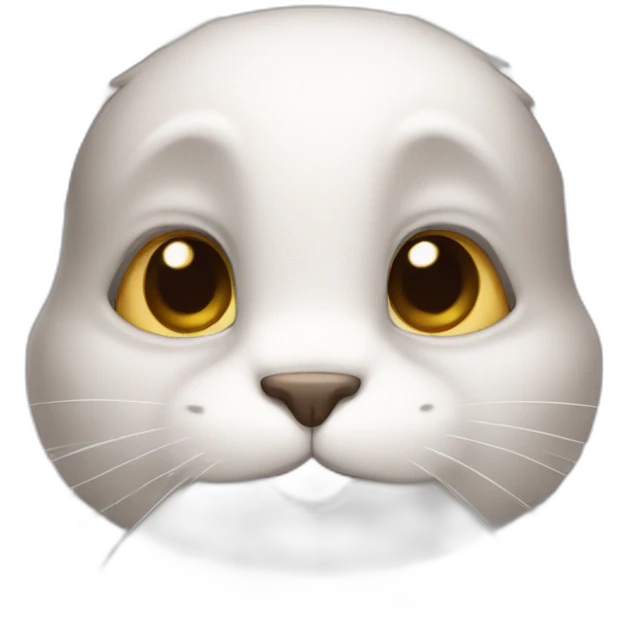 Chat fait bisous lapin emoji