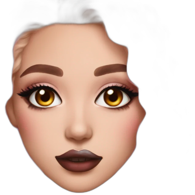 egirl makeup emoji