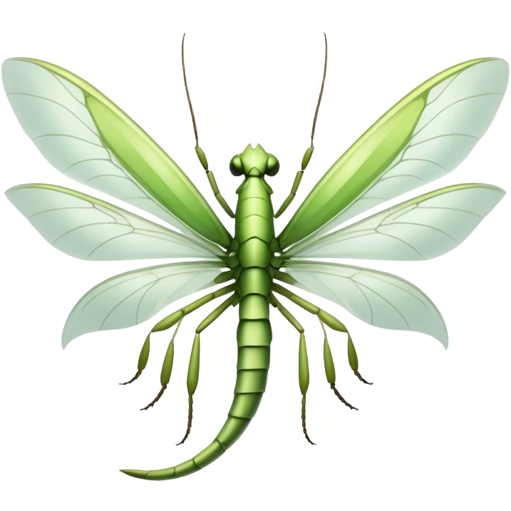 white raptor claw with mantis wings emoji