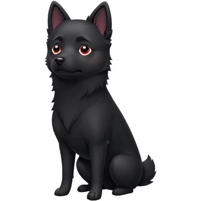 Schipperke standing emoji