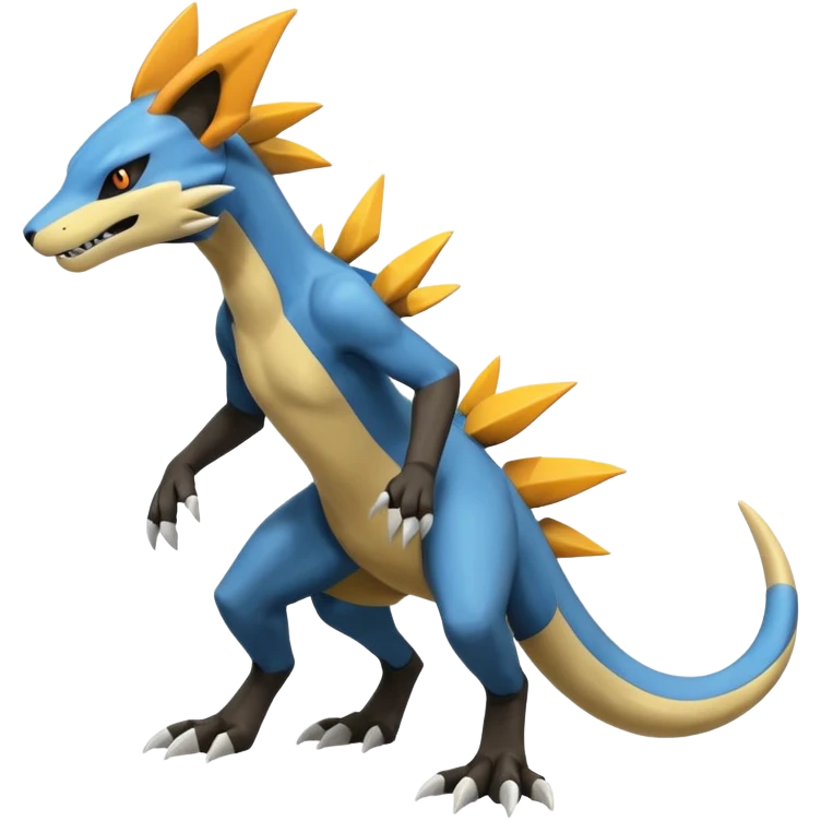 Salandit-Marowak-Manectric-Zeraora-Fakémon-hybrid-creature (full body)  emoji