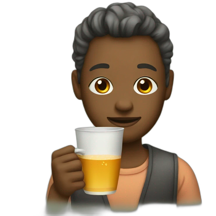 Drinking tea emoji