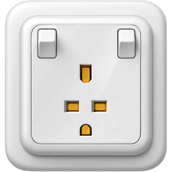 white plug socket emoji