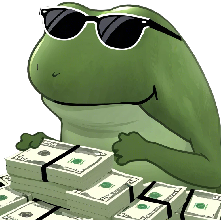 bufo money rain emoji