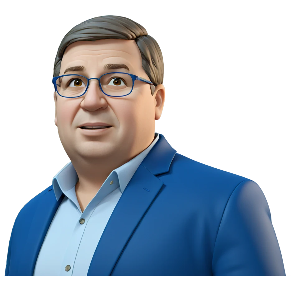 casual style in blue jacket emoji