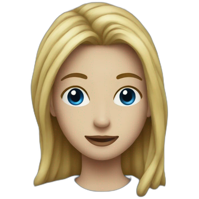 picture painting blue in frame  emoji