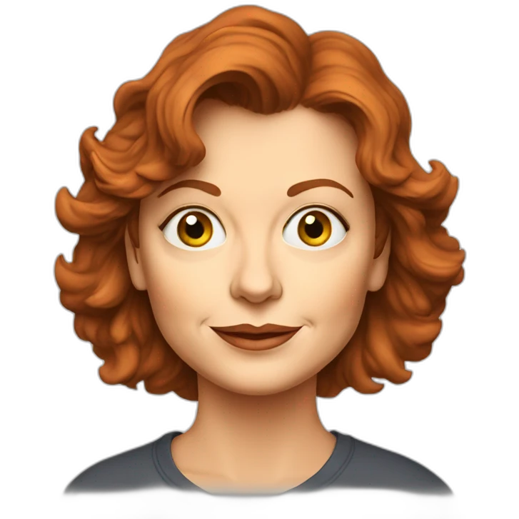 younger susan sarandon cartoon wearing tee  emoji