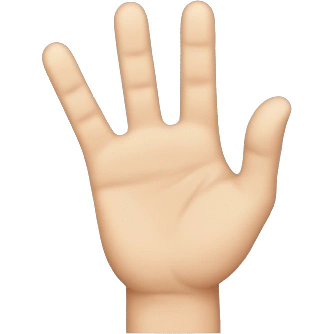 Hand gesture K emoji