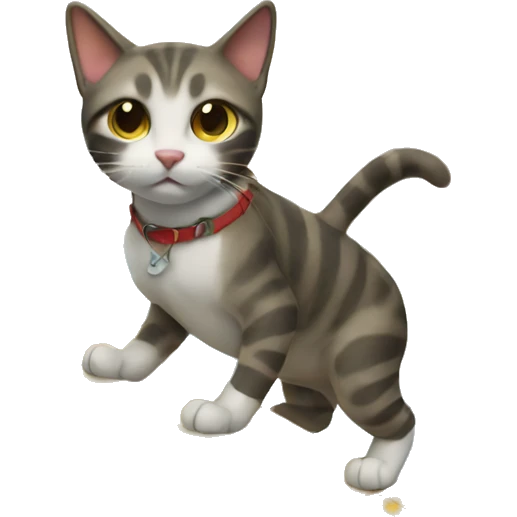 Surfing cat emoji