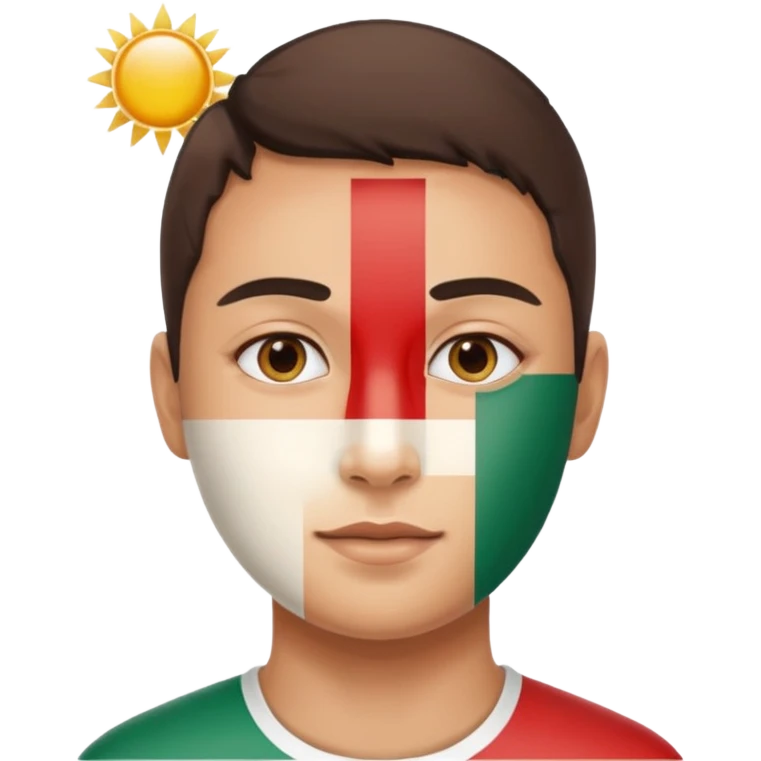 🇭🇺can you add a sun at the vlag emoji