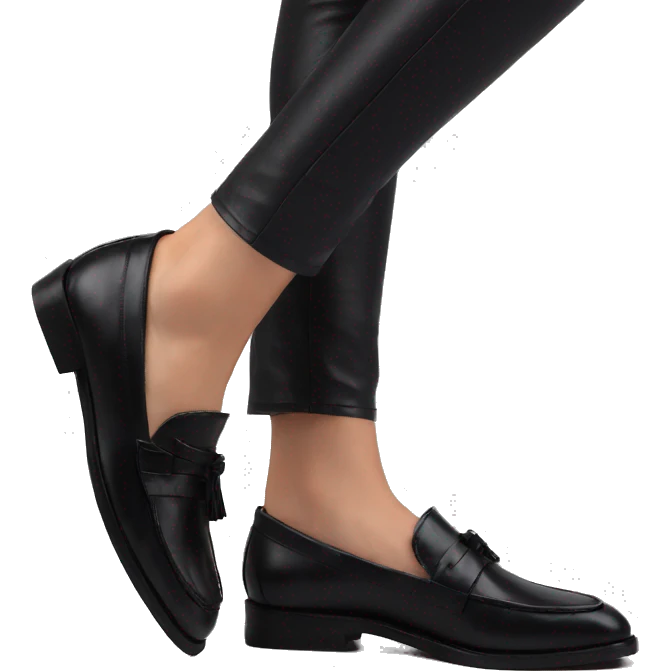 Loafers black emoji