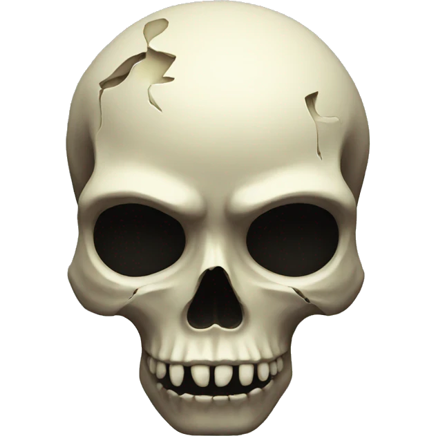 Glitch skull  emoji
