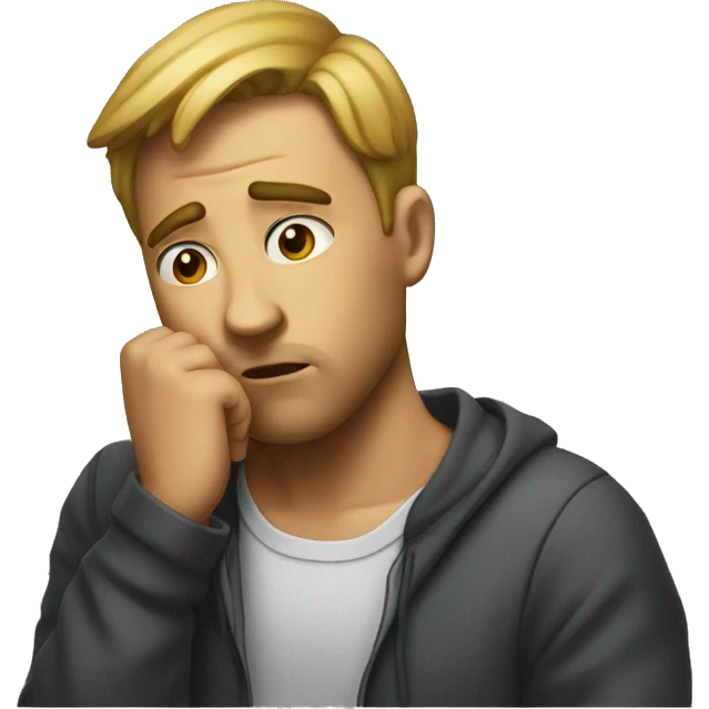 Doubting  emoji