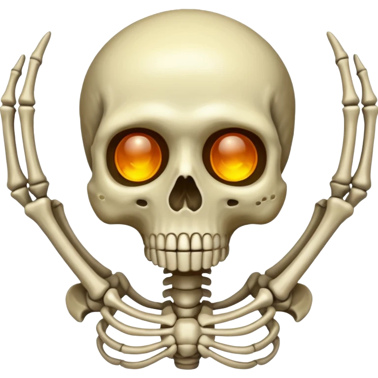 Aura skeleton emoji