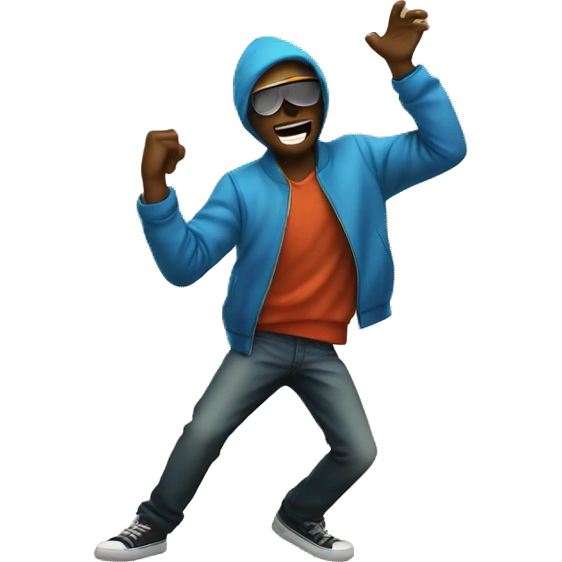 dabbing on em emoji
