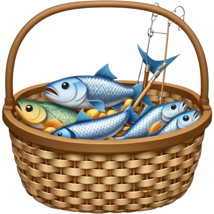 fishing basket emoji
