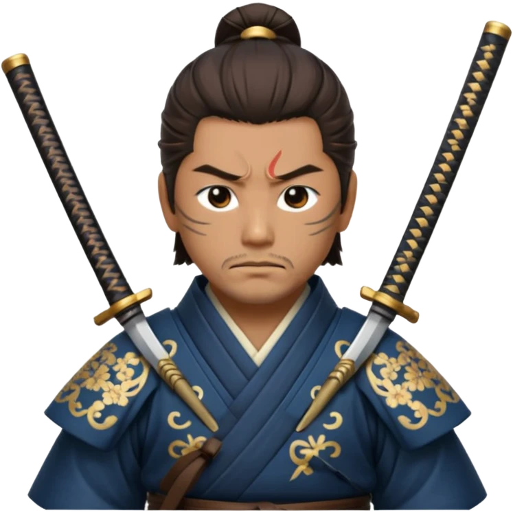 Japanese Realistic Samurai emoji