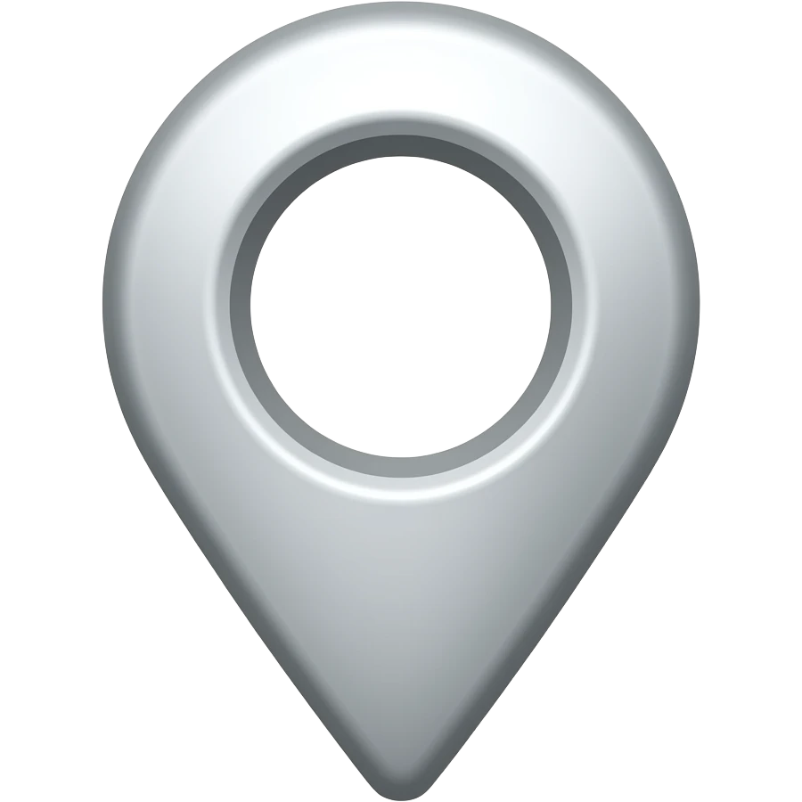 location pin silver emoji