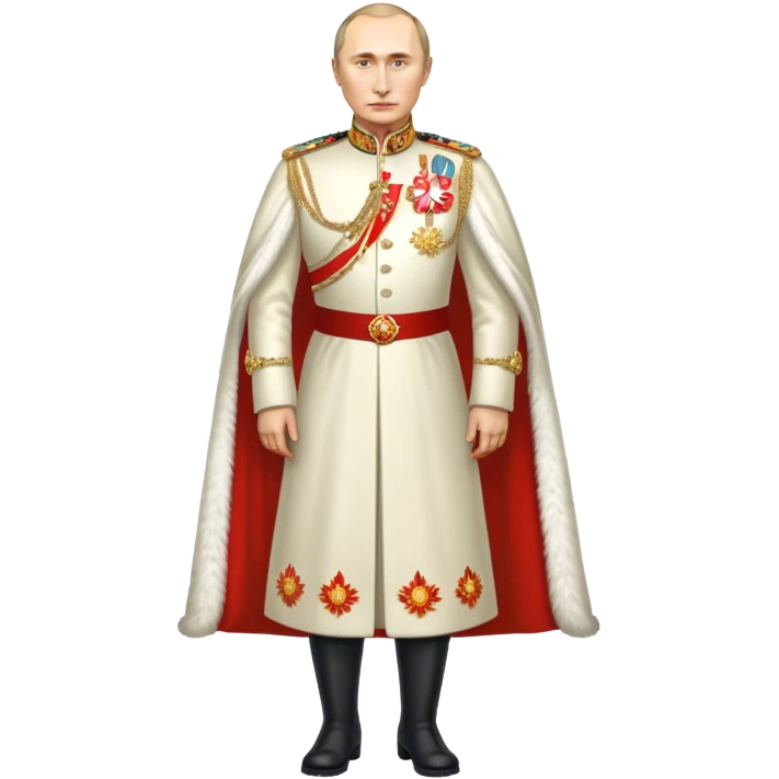  Putin full body in Romanov dress emoji