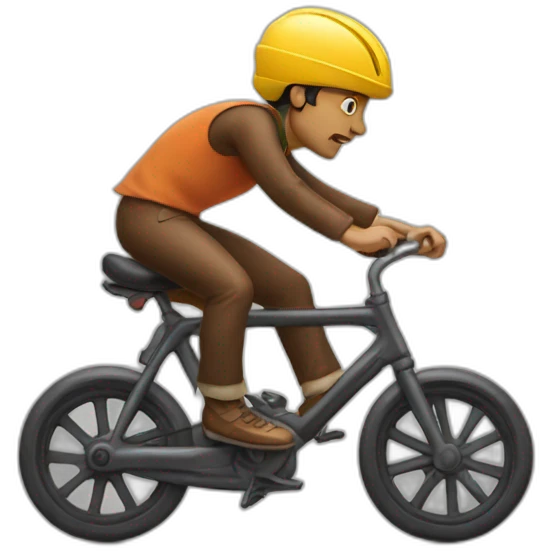 Pratap riding cycle  emoji