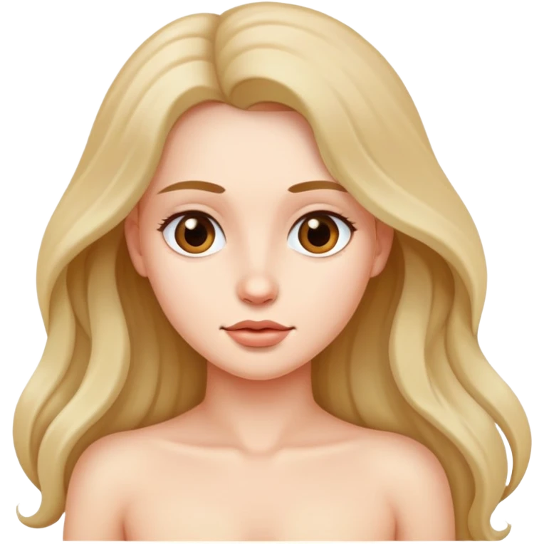Woman naked emoji