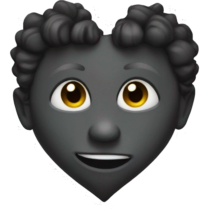 Dark Trab Heart emoji