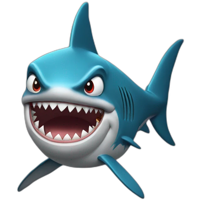 shark joker sad emoji