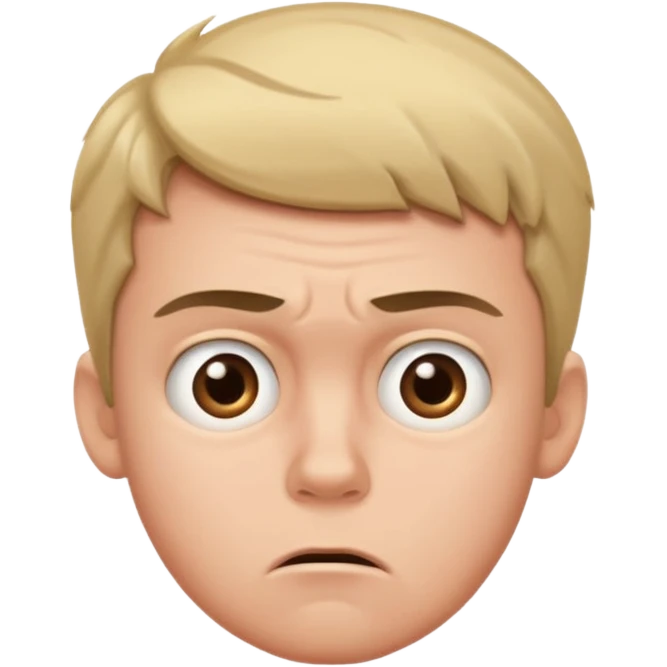 Confused boy emoji