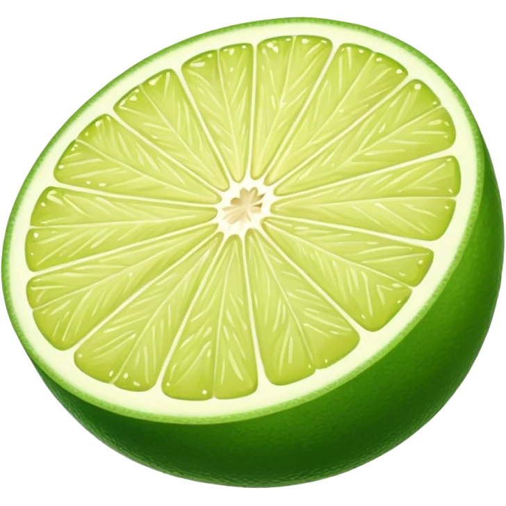 half lime emoji