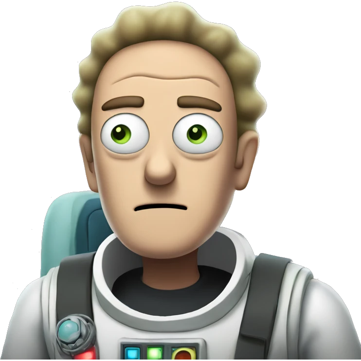 Rick and Morty in space  emoji