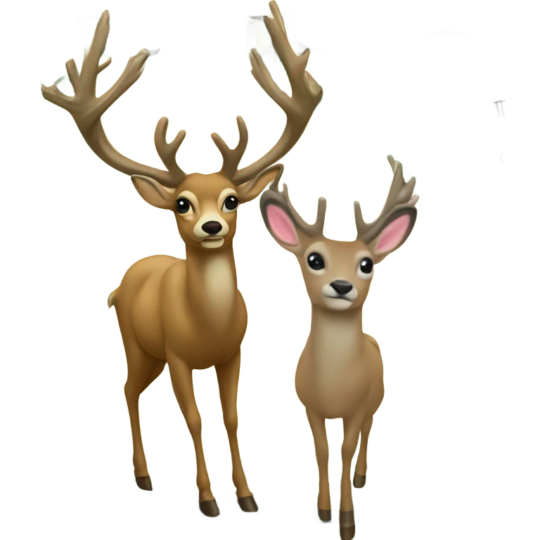 money and deer emoji