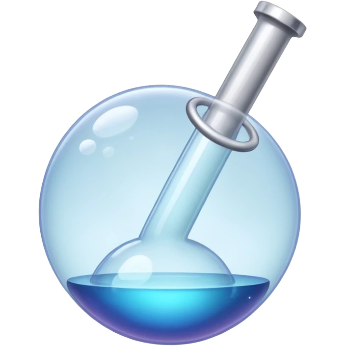 Bubble pipe made of quartz emoji