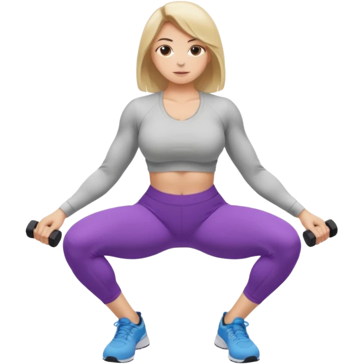 girl working out glutes shirt on but showing from behind but she's squatting and full body zoomed out also more coverage please  emoji
