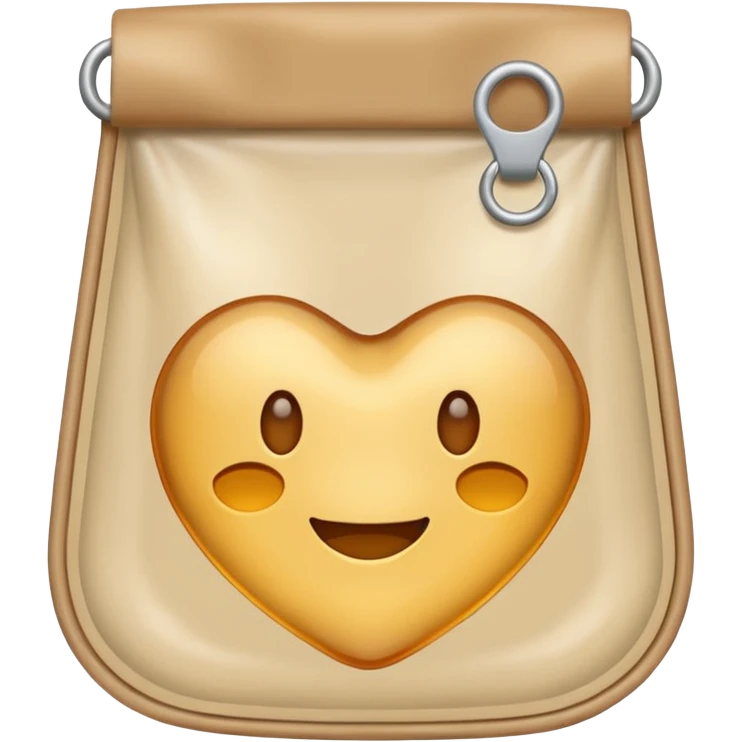 an ostomy bag in beige emoji
